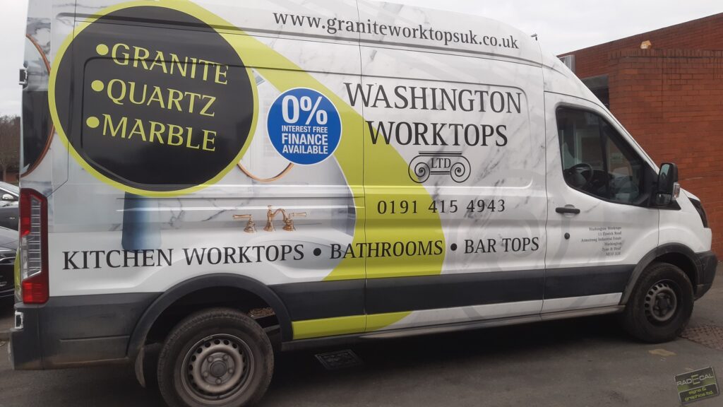 washington sunderland van graphics wrap